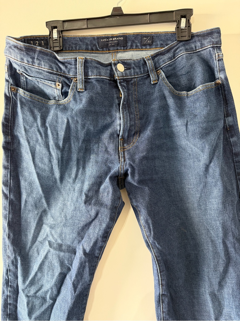 Lucky Brand Men's Straight Jeans - Medium Blue Denim